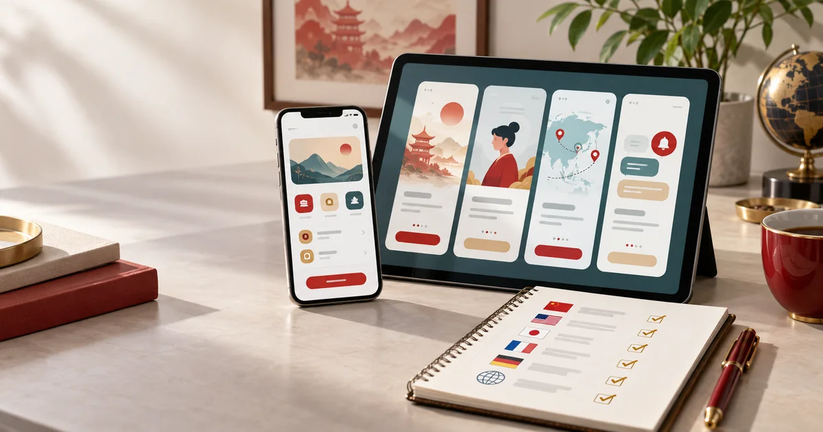 ภาพประกอบการรับแปล Application ภาษาจีน