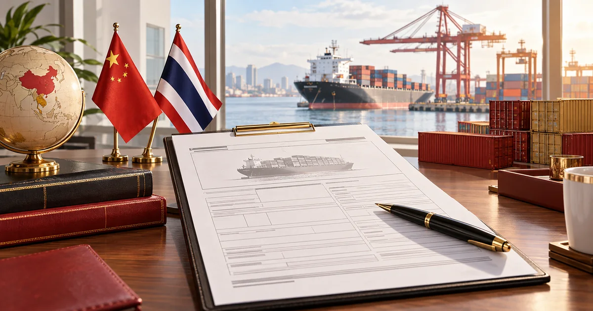 ภาพประกอบการรับแปล Bill of Lading ภาษาจีนเป็นไทย