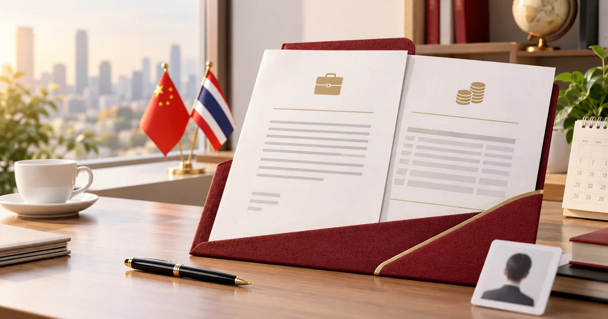 ภาพประกอบการรับแปลหนังสือรับรองการทำงานและใบรับรองเงินเดือนภาษาจีน