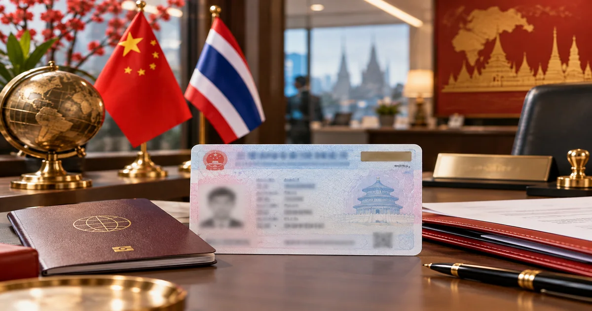 ภาพประกอบการรับแปลใบอนุญาตพำนักจีน Residence Permit เป็นไทย